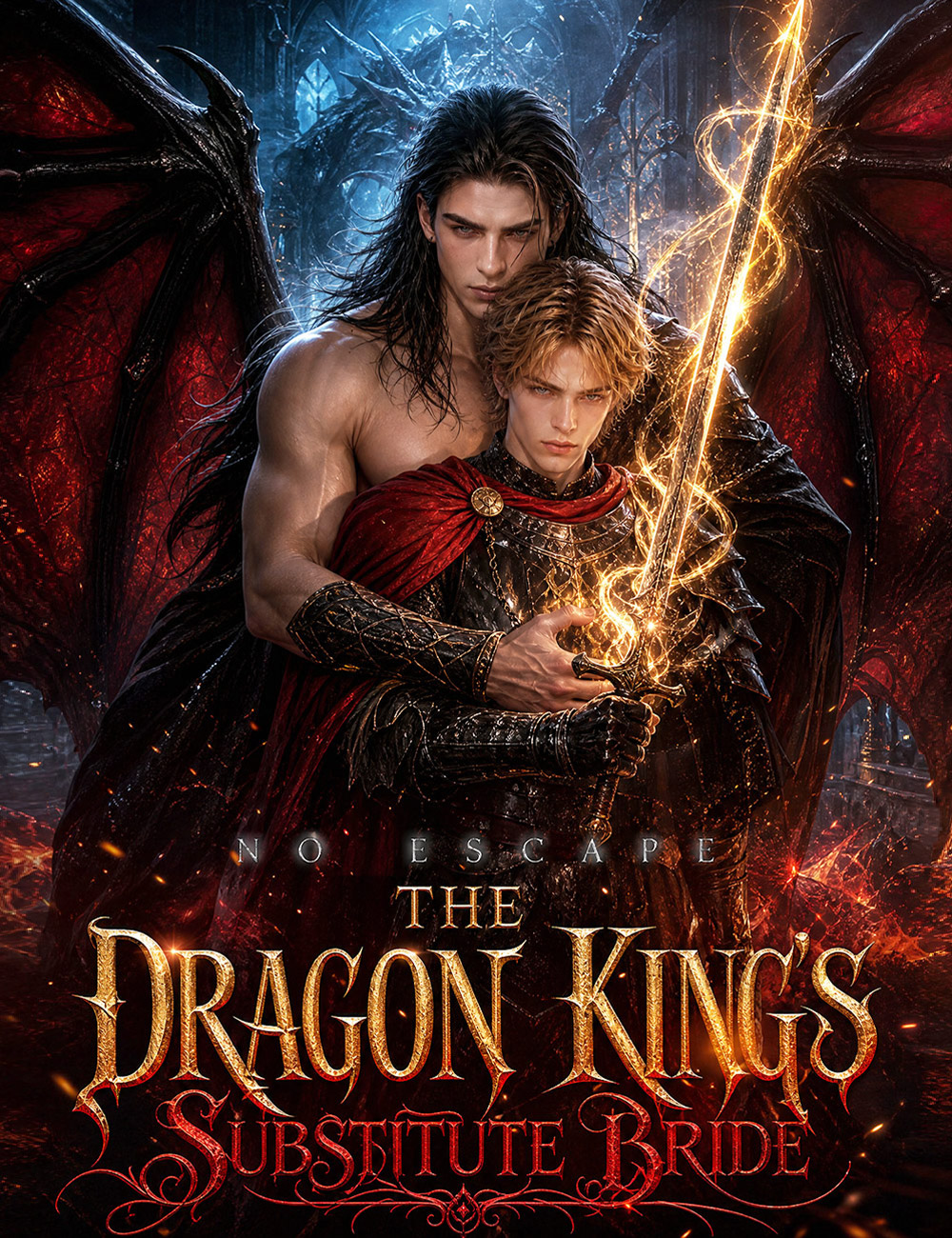 No Escape: The Dragon King's Substitute Bride