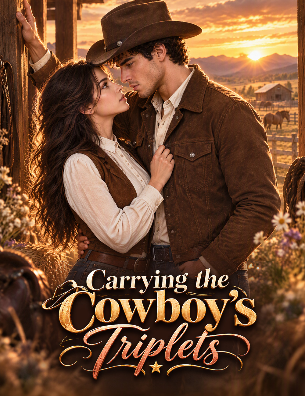 Carrying the Cowboy's Triplets
