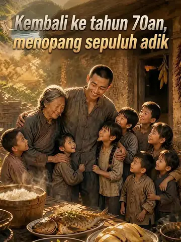 Kembali ke tahun 70an, menopang sepuluh adik