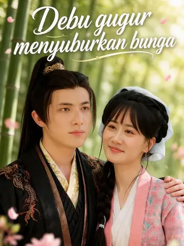 Debu gugur menyuburkan bunga