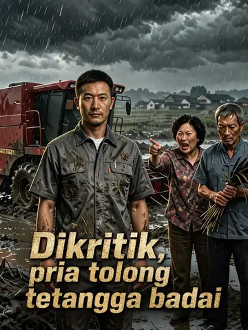 Dikritik, pria tolong tetangga badai