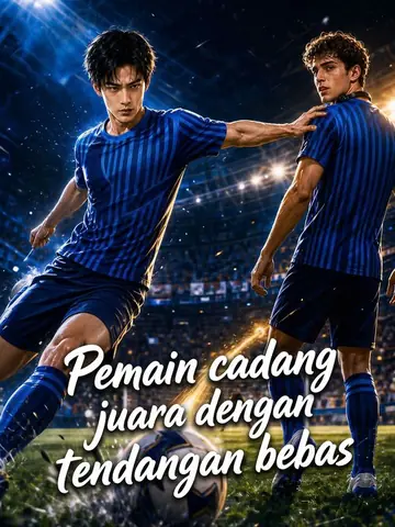 Pemain cadang juara dengan tendangan bebas