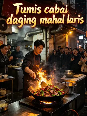 Tumis cabai daging mahal laris