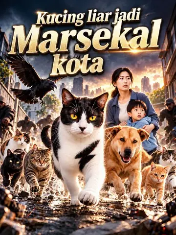 Kucing liar jadi Marsekal kota