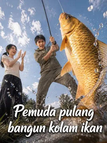 Pemuda pulang bangun kolam ikan