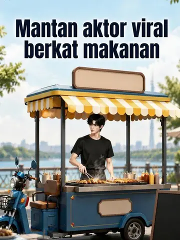 Mantan aktor viral berkat makanan