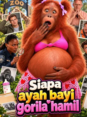 Siapa ayah bayi gorila hamil