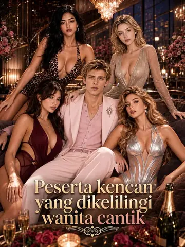 Peserta kencan yang dikelilingi wanita cantik
